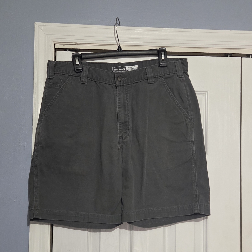 Carhartt Relaxed Fit Rugged Flex Men's Gray Shorts -  19" Length